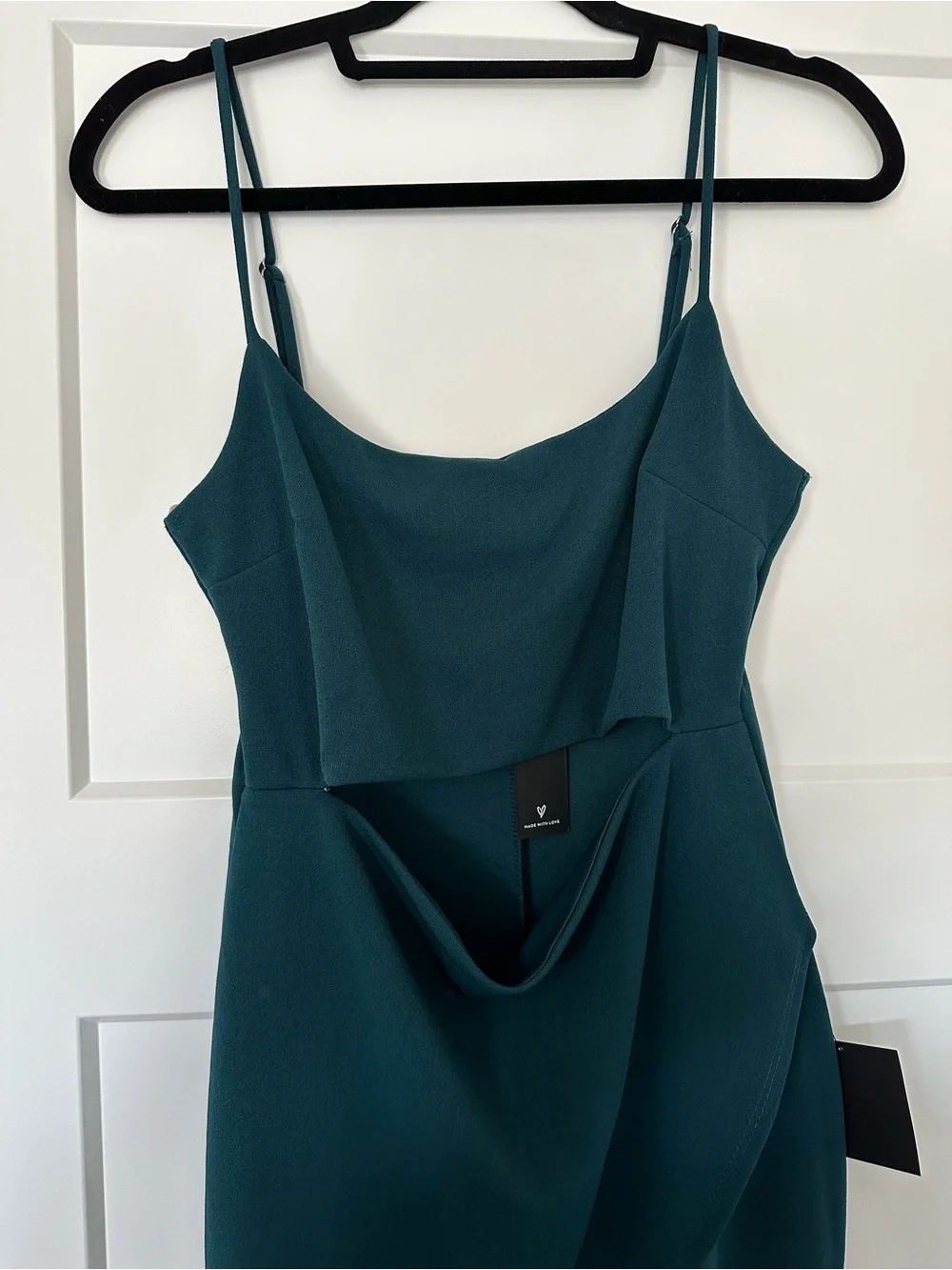 Women’s Lulu’s Dark Teal Cutout Bodycon Dress - Picture 5 of 8